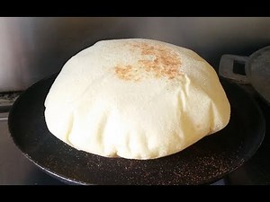 أسهل طريقة عمل خبز البطبوط المغربي وسر انتفاخة - خبز المقلاة - batbout marocain