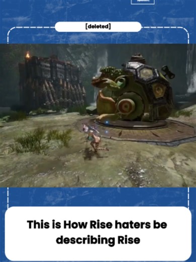 How Rise haters be describing Rise #monsterhunteronline #MonsterHunterFrontier #MonsterHunterWilds #MonsterHunter #monsterhunterrisesunbreak #MHRise #monsterhunterworldiceborne #MHWilds #MHXX #mhstories #monsterhunteroutlanders #mhrise #monsterhunterfrontier #MHGU