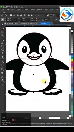 HOW TO MAKE A CARTOON CHARACTER | HOW TO DRAW CARTOON WITH COREL DRAW |