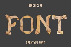 Birch Curl Font - HandMadeFont ...