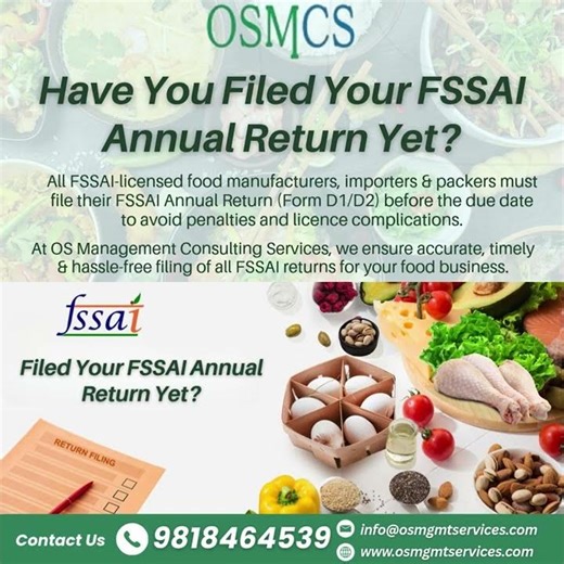 Is Your FSSAI Annual Return Filed on Time?