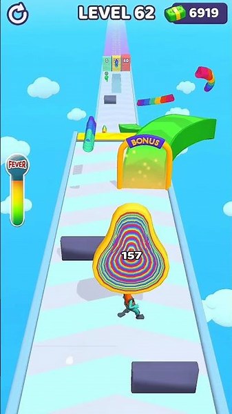 Layer Man Rush 3D level 62 #games #ybgames #stickman #funny