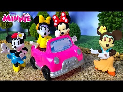 DISNEY MINNIE MOUSE COLLECTIBLE MINI FIGURES - UNBOXING