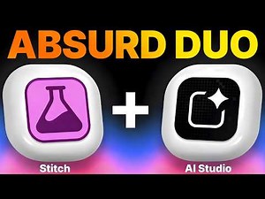 Google Stitch + AI Studio: Build and Automate ANYTHING! 🤯