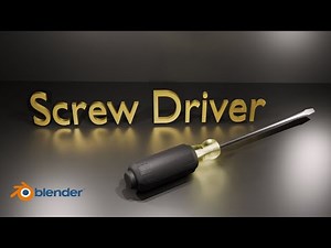 Learn Blender by Making a Screwdriver | Complete Beginner Tutorial 🛠️