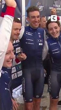 🥳​🇫🇷​ La France est championne d'Europe sur relais mixte !