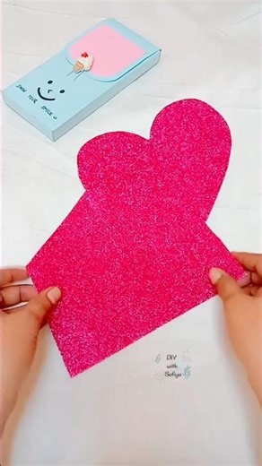 Normal Pouch… But It Opens Into a HEART 😳💖 | DIY Magic!”