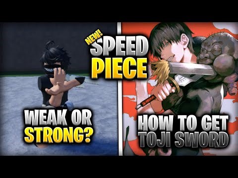 New Speed Piece | TOJI | Showcase + Tutorial Como Pegar Toji Sword #speedpiece