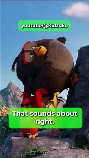 Laugh-Out-Loud Funny Moments! 🤣 | #AngryBirdsMovie #Shorts | ‪@Kidzuko‬