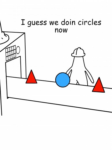Circle and Triangle Factory Animation