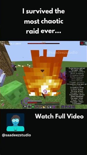 Minecraft Raid Defense #shorts