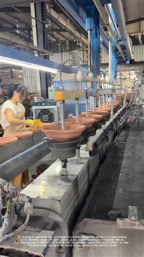 Mechanical automation of casserole glazing process