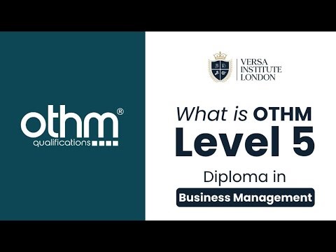 What is OTHM Level 5 Diploma in Business Management