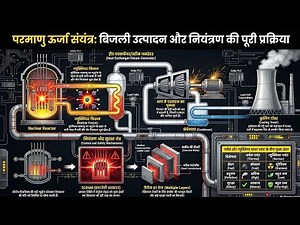 Nuclear Power Plant Explained 🔥 Reactor, Turbine, Safety Full Detail | Hindi me Complete Guide