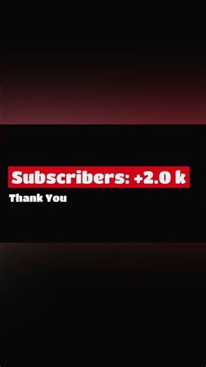 Red Notification Bar Sub Counter | 10k Growth Overlay