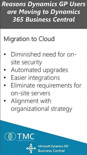 When Moving GP to the Cloud Makes Sense #businesscentral #dynamics365 #msdyn365bc