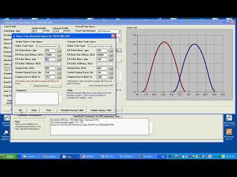 Engine Analyzer Pro Valve Train Dynamics