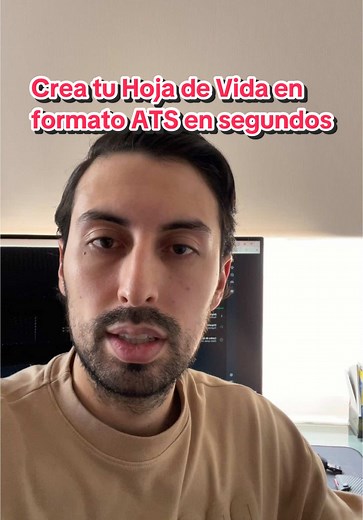 Crea tu Hoja de Vida en formato ATS en segundos