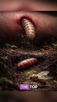 Do not scratch! This insect may be living under the skin.#insects #botfly #nature