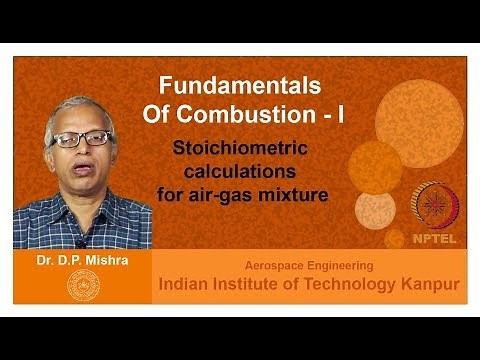 Lecture 09 Stoichiometric calculations for air gas mixture