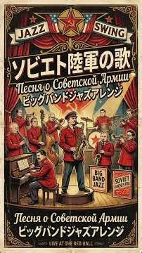 【full】ソ連軍歌「ソビエト陸軍の歌」 ビッグバンドジャズアレンジ "Song of the Soviet Army” Песня о Советской Армии BIG band JAZZ