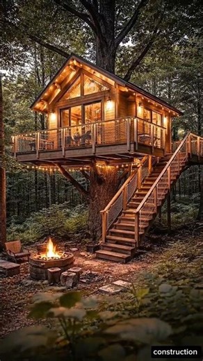 Amazing Luxury Tree House Construction / Building a Tree House Step by Step
