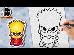 Como desenhar Bart simpson passo a passo