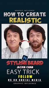 14K views · 105 reactions | How to Easy Way Create Realistic Stylish Beard In Photoshop Tutorial . . Short Photoshop Tutorial by @graphicinfluence01 . . . #madewithphotoshop #photoshoptutorial . . . Hashtags . #photoshop #photoshopdesign #photoshoptricks #photoshop2023 #photoshopartist #photoshopskills #adobe #adobeillustrator #graphicdesign #artist #designinspiration #designer #tutorialvideo #tutorial #creative #tipsandtricks #photography #editingskills | Graphic Influence | Facebook
