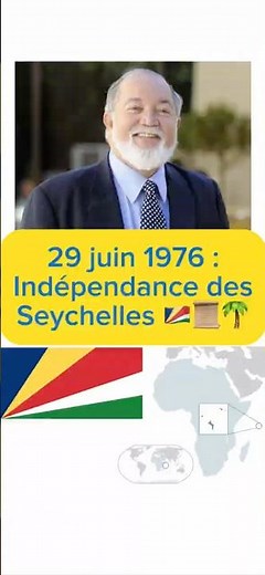 29 juin 1976 : Indépendance des Seychelles 🇸🇨📜🌴 #histoire #1jour3flashbacks #seychelles
