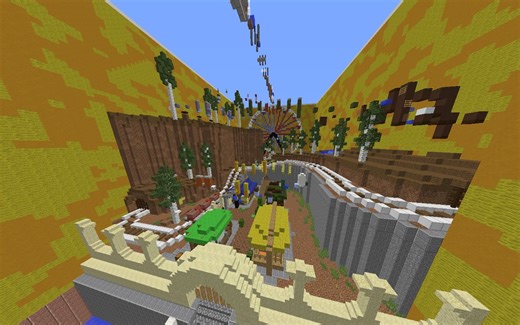 【MC跑酷】(超前的全国第一操作)欢畅的游乐园-LinkCraft RankXI