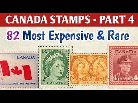 Most Expensive Rare Stamps Of Canada - Part 4 | Canadian Classic Postage Stamps Value