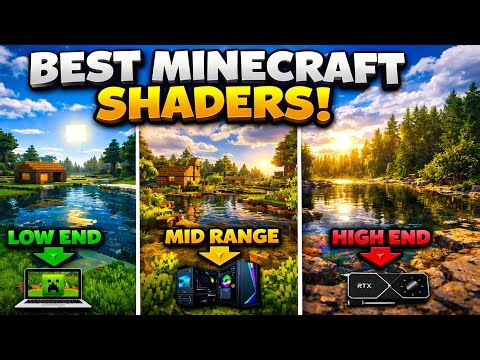 Best Minecraft Shaders for LOW END to HIGH END PC 😱