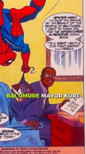 Akio Evans on Instagram: "In 1990, Spider-Man swung into Baltimore not to fight villains, but to fight illiteracy. Marvel teamed up with then Mayor Kurt Schmoke and the Enoch @prattlibrary Library to create The Amazing Spider-Man: Adventures in Reading. The Three special issues were printed and given out to Baltimore City Schools showing students that literacy is a superpower. Fast-forward to now: that same library just hosted @carmeloanthony exhibition, and I’m honoring this full-circle Baltimo