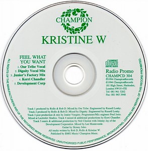 Kristine W - Feel What You Want