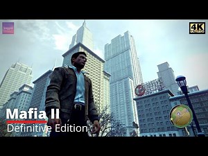 Walking in Mafia II - Winter 1940 in Empire Bay [ Third Person View - 4K Ultra - Ambience ]