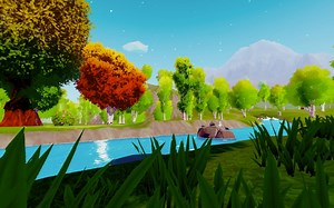 【VRChat】360度全景 梦境-草地