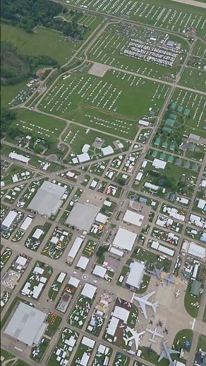 EAA AirVenture Oshkosh 2025 Aerial View!