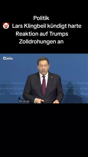 Politik 🤡 Lars Klingbeil kündigt harte Reaktion auf Trumps Zolldrohungen an „Wir lassen uns nicht erpressen“, sagte der Bundesfinanzminister in Berlin. Es werde eine „geschlossene und deutliche Antwort Europas geben“, falls Präsident Donald Trump seine Zolldrohungen aufrecht erhalte. Diese Antwort werde bereits vorbereitet. Klingbeil warnte davor, dass eine Eskalation des Zollstreits im Zusammenhang mit der Grönland-Krise auf beiden Seiten des Atlantiks Schaden anrichten würde. „Wir erleben ein