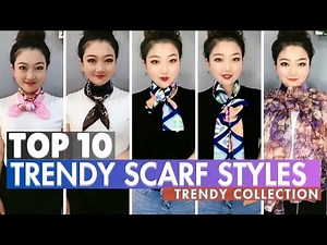 10 Easy Ways to Wear a Scarf 🧣 | Stylish Scarf Hacks & Outfit Ideas