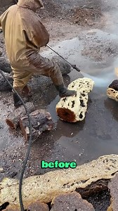 141K views · 289 reactions | Cork bark gets blasted clean #CorkProcessing #HighPressureCleaning #RawToReady #SustainableMaterials #FactoryWork | George Washington Speaks | Facebook