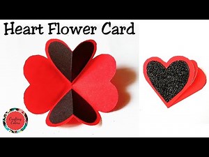 Heart Flower Card - Easy DIY crafts (Step-By-Step)