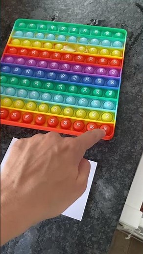 Number Match Water Pop-Its: Math Learning & Sensory Fun for Preschoolers | Fine Motor Skills