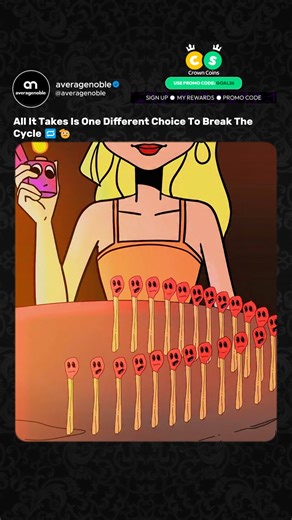 Average Noble on Instagram: "Cycles don’t stop on their own. They stop when one person chooses differently. This animation was created in 2020 to explain social distancing — but the message aged into something deeper. One match stepping away breaks the fire, the chain, the pattern. Bad habits. Toxic loops. Repeating mistakes. Nothing changes until someone interrupts the sequence. You don’t need everyone to change. You just need one decision. Break the loop. 🔥 Hashtags: #BreakTheCycle #SelfDisci