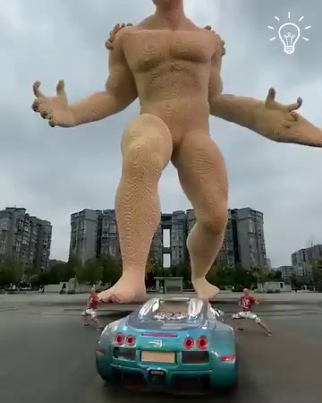 Incredible 3D animation on street 😲 | Handy Dandy