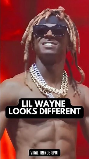 Lil Wayne is trending after a video shows him without his tattoos
