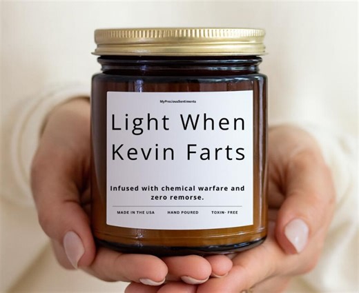 Light When Someone Farts Candle ,custom Name Fart Candle, Hilarious Gift for Dad, Birthday, Christmas, Fathers Day Gift, Coworker Gift - Etsy