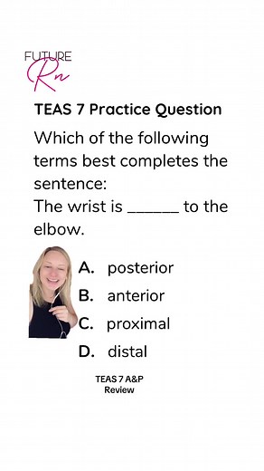 TEAS 7 tip - review anatomical position for the science section! #atiteas #teasexam #teastest #teas7 #prenursing #prenursingstudent #futurenurse #futurenursesoftiktok #atiteas7 TEAS 7 science study guide