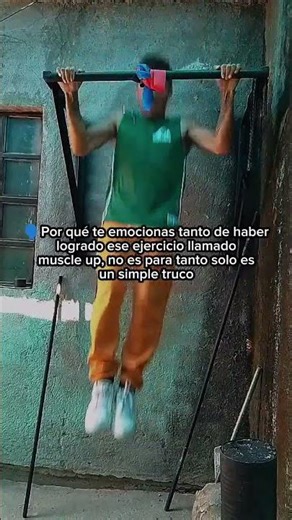 Entrené por años solo para poder hacer este ejercicio 🫶 #calistenia #motivacion #gym #fuerza