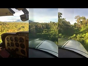 Watch This Craziest Cockpit Video Of A Cessna Landing In A Hole In The Jungle