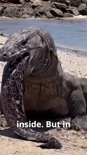 Does the Komodo dragon have poison? #facts #animals #nature #wildlife #komododragon #animalfacts